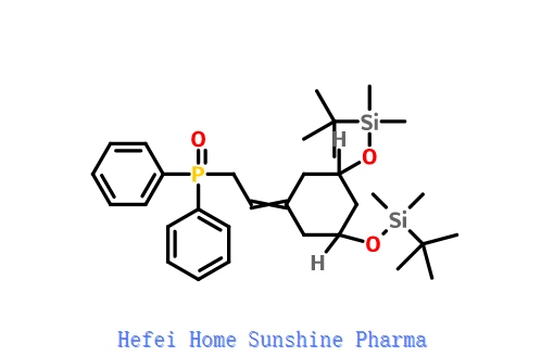 (3R-trans)-[2-[3,5-Bis[[(1,1-dimetiletil)diMetilsilil]oksi]cikloheksiliden]etil]difenil-fosfin oksid CAS 139356-39-1