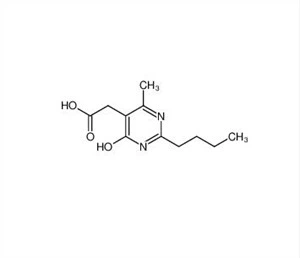 2-(2-N-butil-4-hidroksi-6-metilpirimidin-5-il)ocetni kislini CAS 1315478-16-0