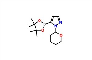 1-(tetrahidropiran-2-il)-1H-pirazol-5-boronska kislina pinakol ester CAS 903550-26-5